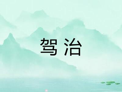 驾治