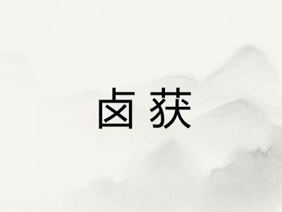 卤获