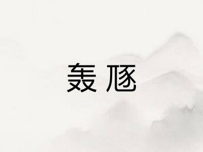 轰豗