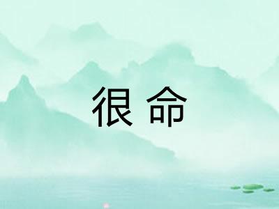 很命