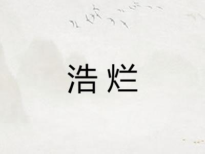 浩烂