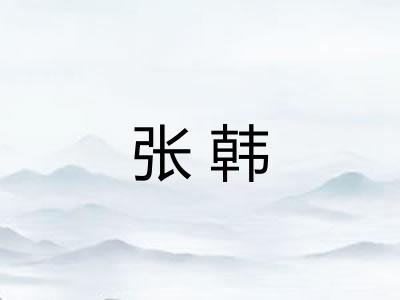 张韩