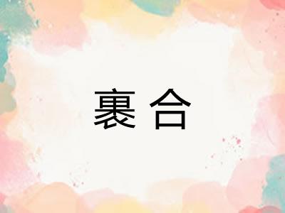 裹合