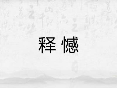 释憾