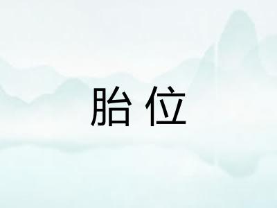 胎位