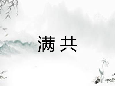 满共