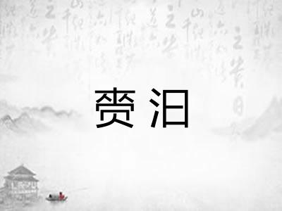 赍汩