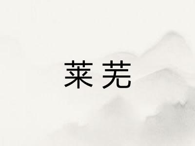 莱芜