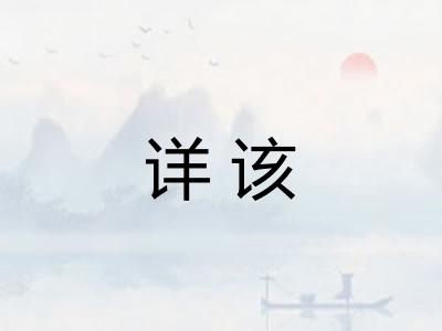 详该