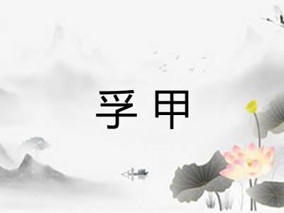 孚甲