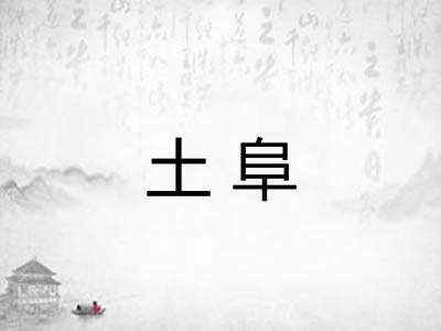 土阜