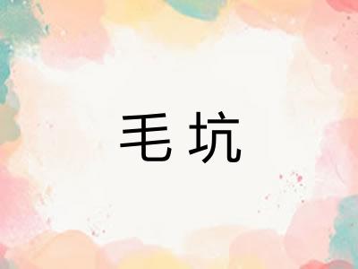 毛坑