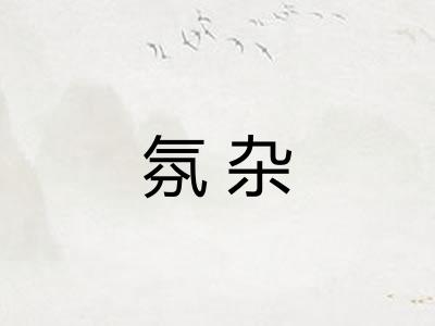 氛杂