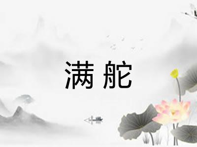 满舵