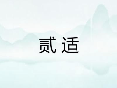 贰适