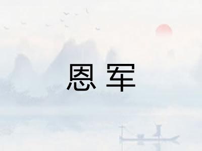 恩军