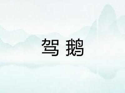 驾鹅