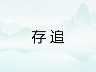 存追