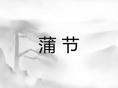 蒲节