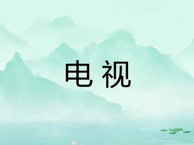 电视 电视