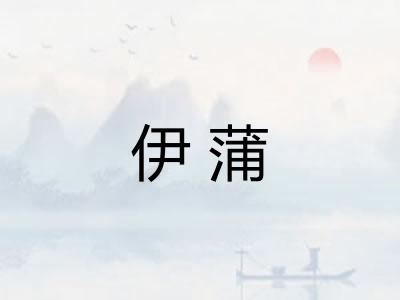 伊蒲