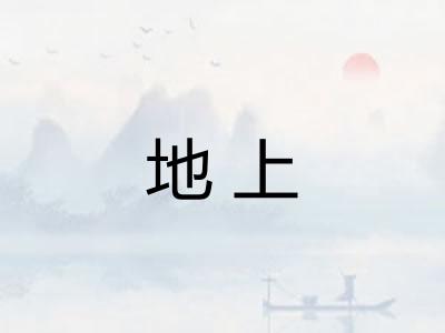 地上