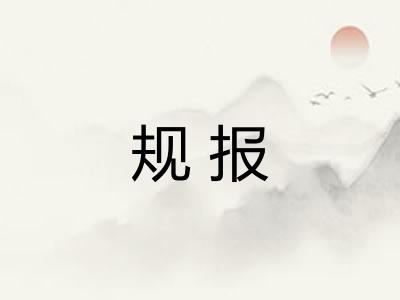 规报