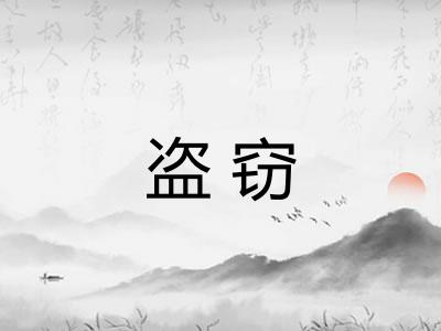 盗窃