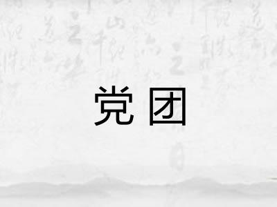 党团
