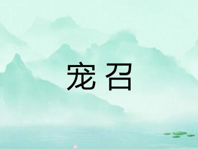 宠召