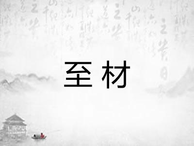 至材