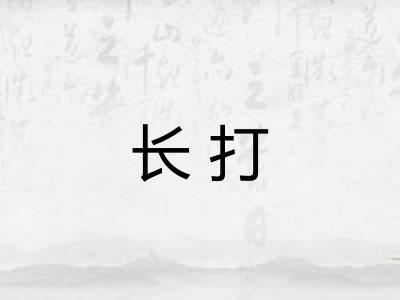 长打