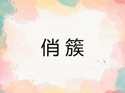 俏簇