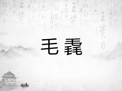 毛毳