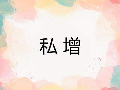 私增