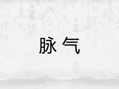 脉气