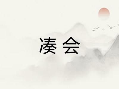 凑会