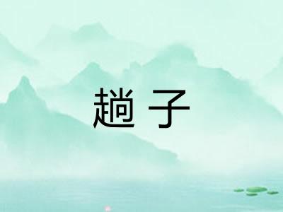 趟子