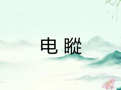 电瞛