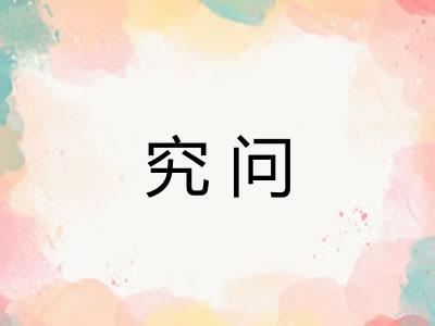 究问