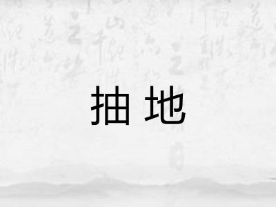 抽地