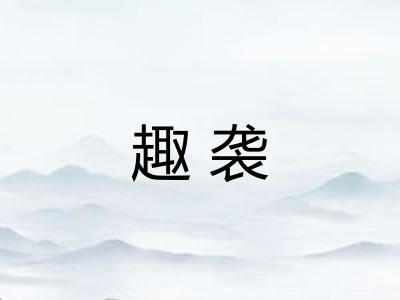 趣袭