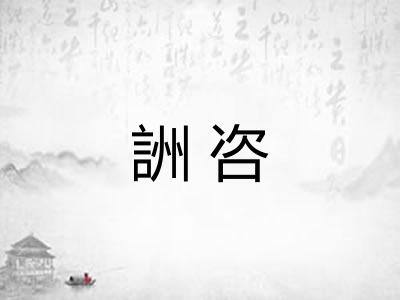 詶咨