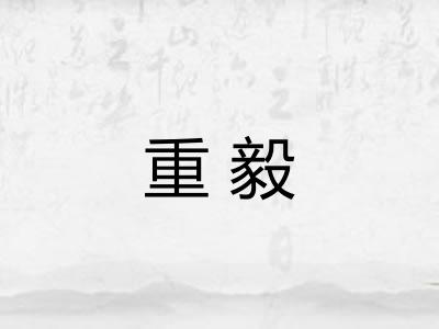 重毅