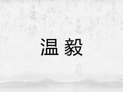 温毅