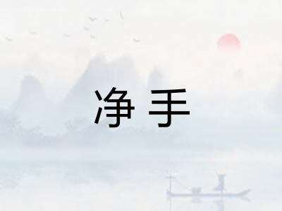 净手