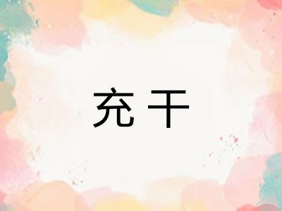 充干