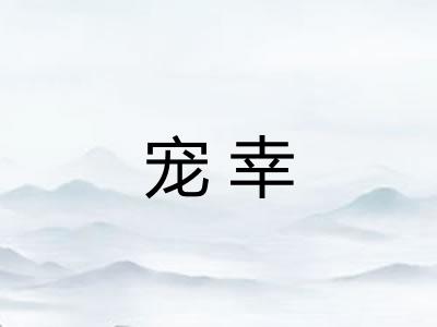 宠幸
