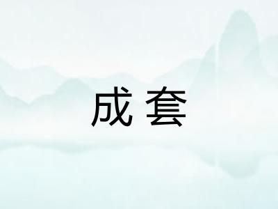 成套