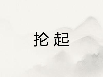 抡起